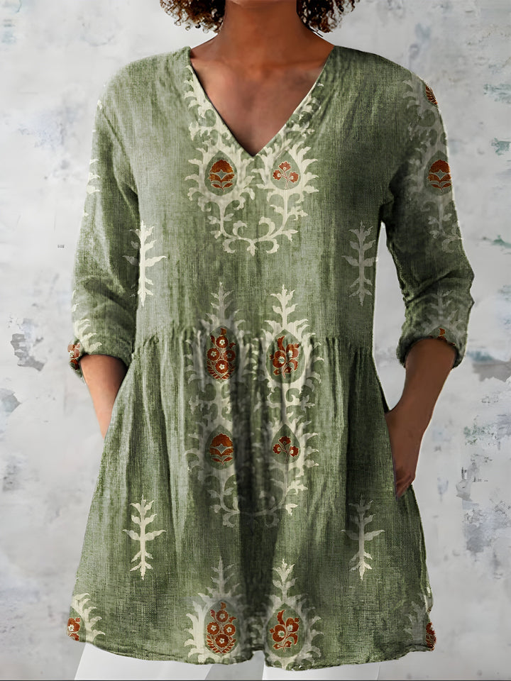 Everly | Duga bluza s V izrezom