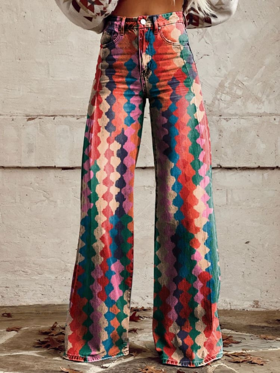 Juliana - Elegantne boho hlače