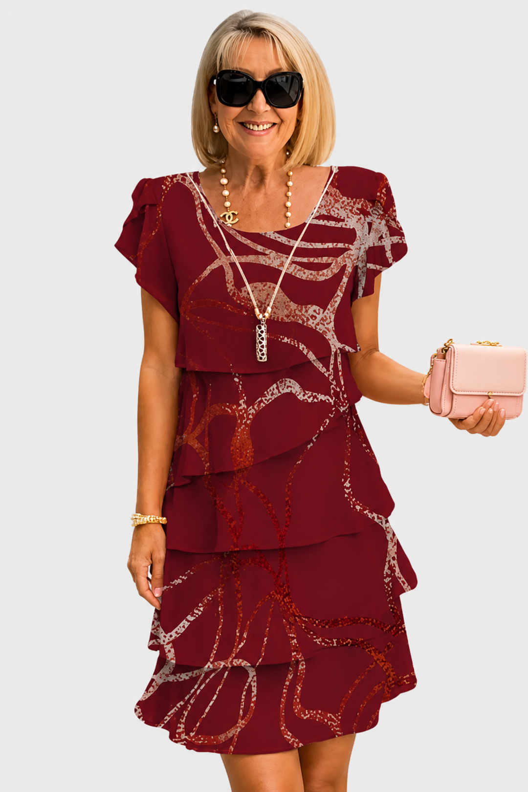 Monica | Elegantna haljina s volanom
