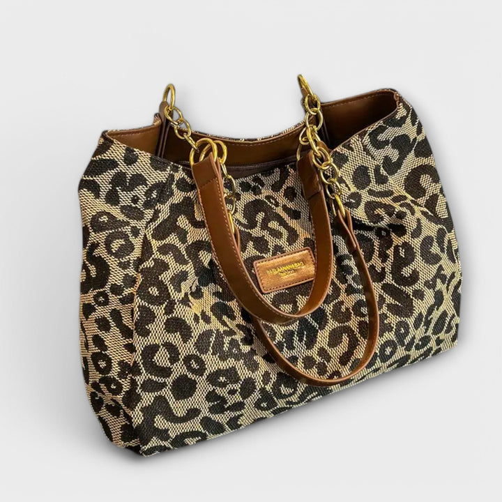 Platnena torba s leopard uzorkom