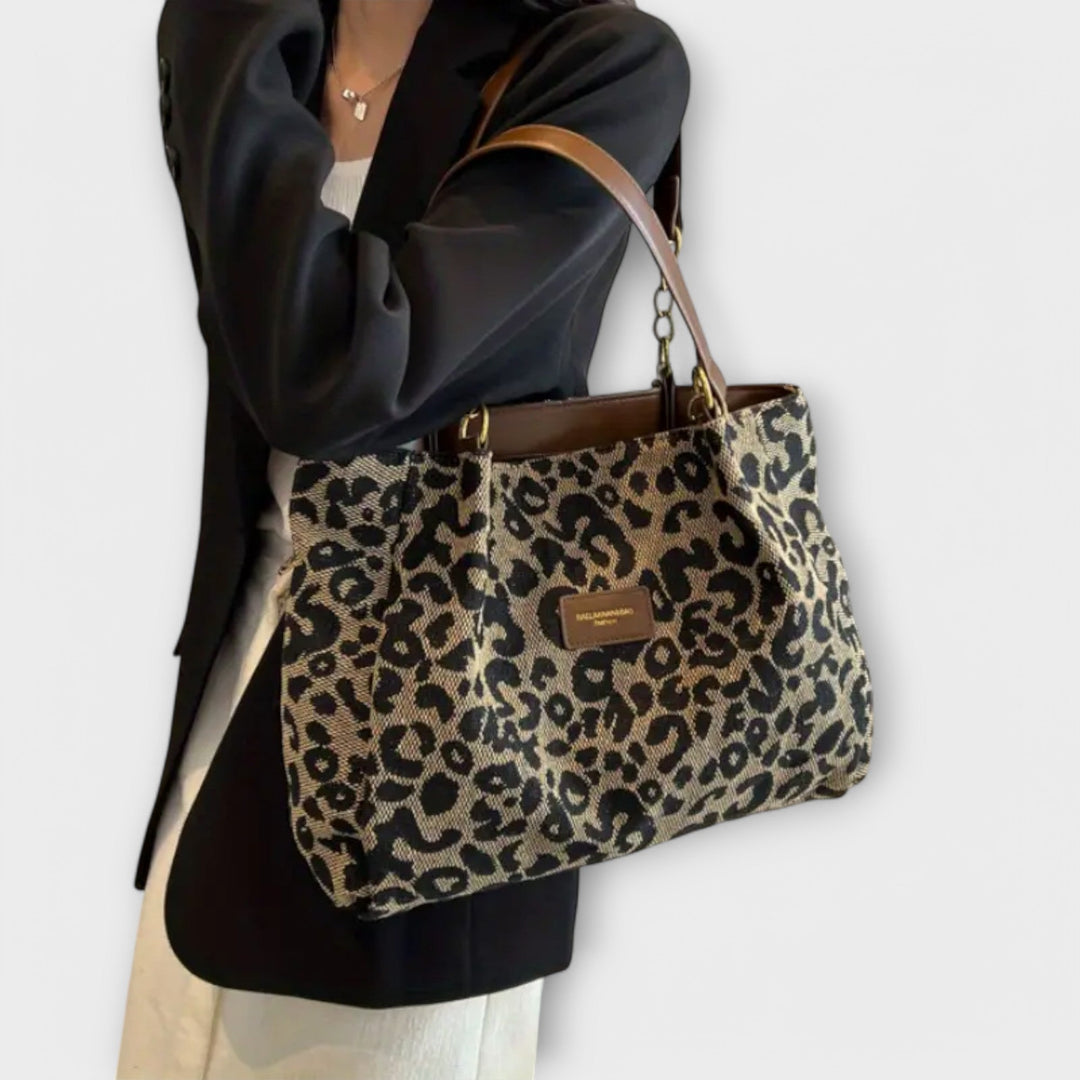 Platnena torba s leopard uzorkom