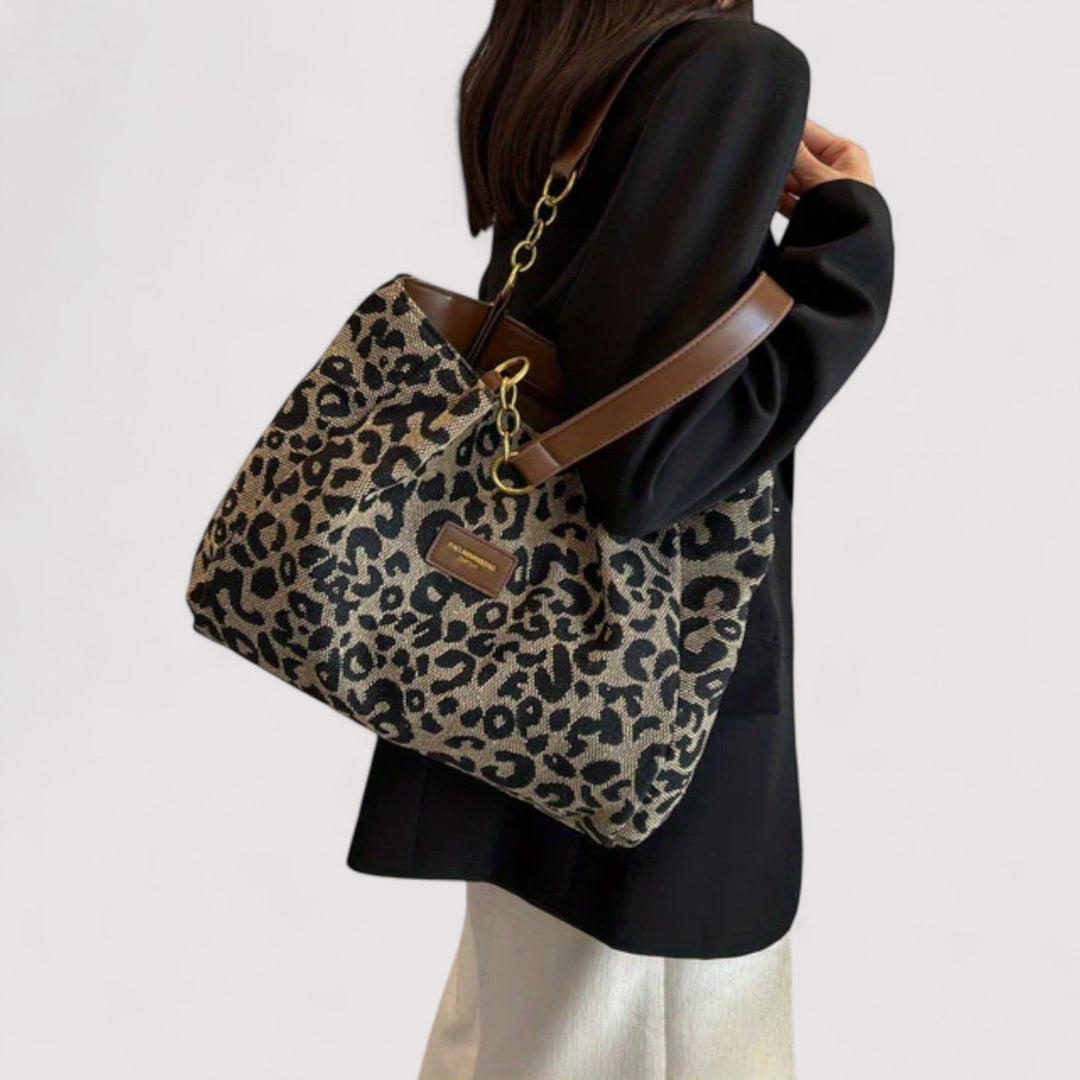 EDISONA | Torba za kupovinu s leopard uzorkom