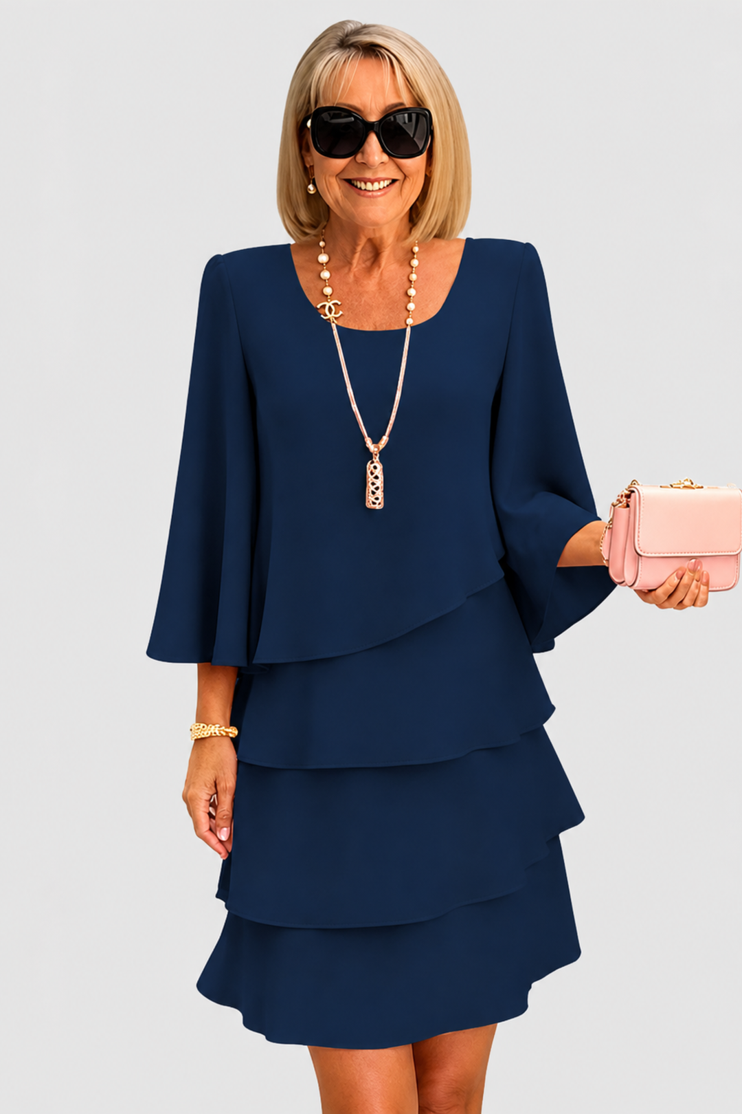 Catherine | Elegantna haljina s volanima