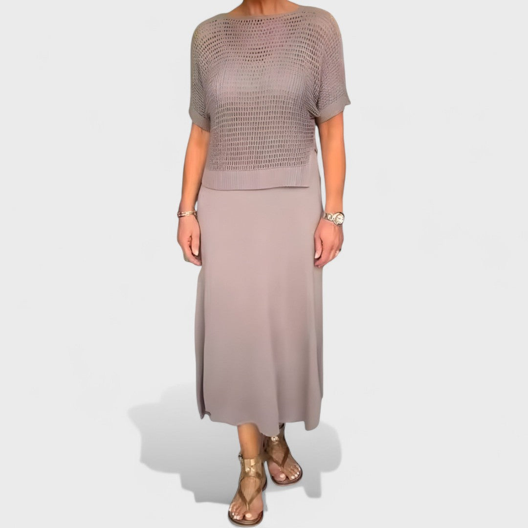Claudia – Ljetna haljina s pletenim topom