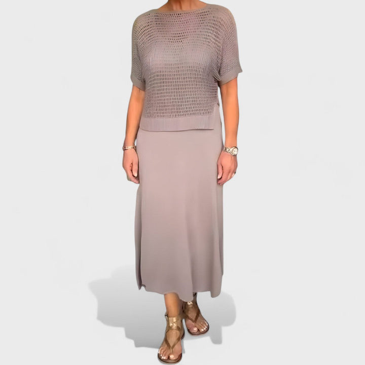 Claudia – Ljetna haljina s pletenim topom