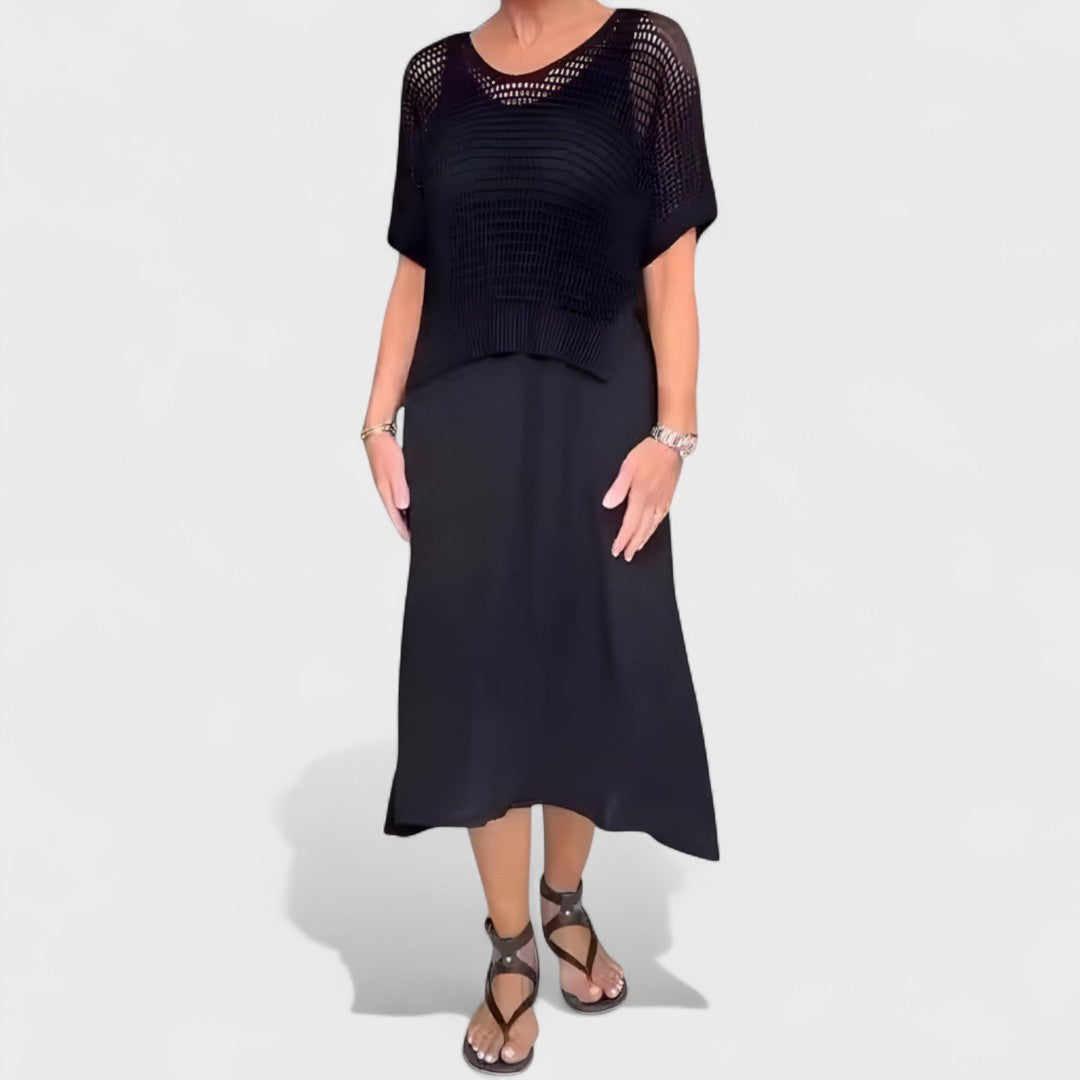 Claudia – Ljetna haljina s pletenim topom
