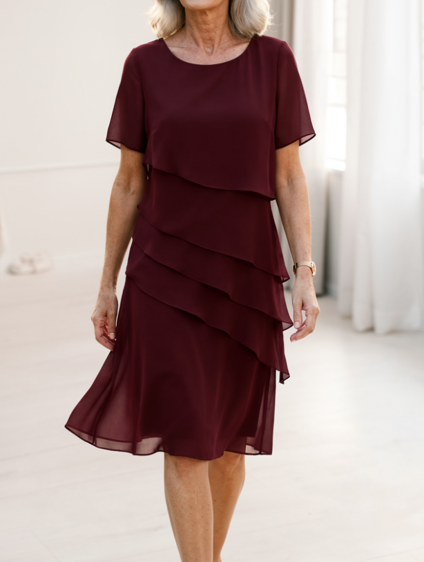 Linda - Elegantna haljina s prugama