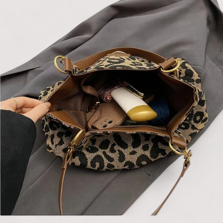 EDISONA | Torba za kupovinu s leopard uzorkom