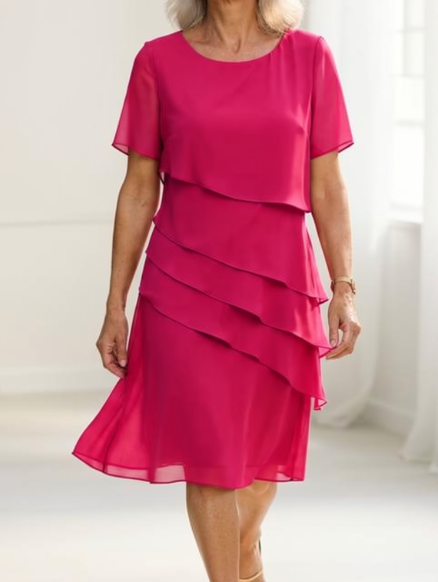 Linda - Elegantna haljina s prugama