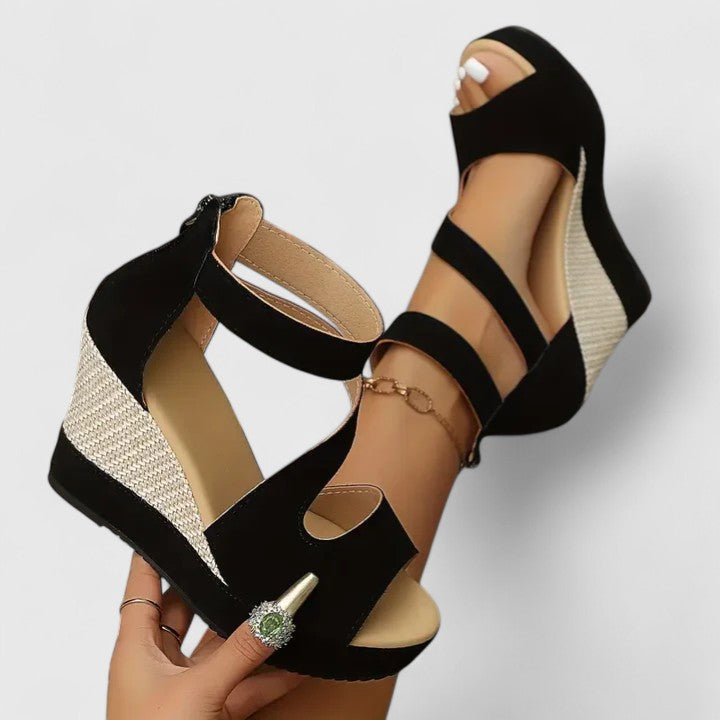 Zynavielle | Ortopedske sandale s wedge potpeticom