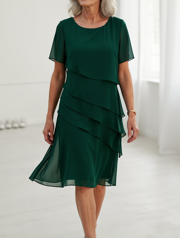 Linda - Elegantna haljina s prugama