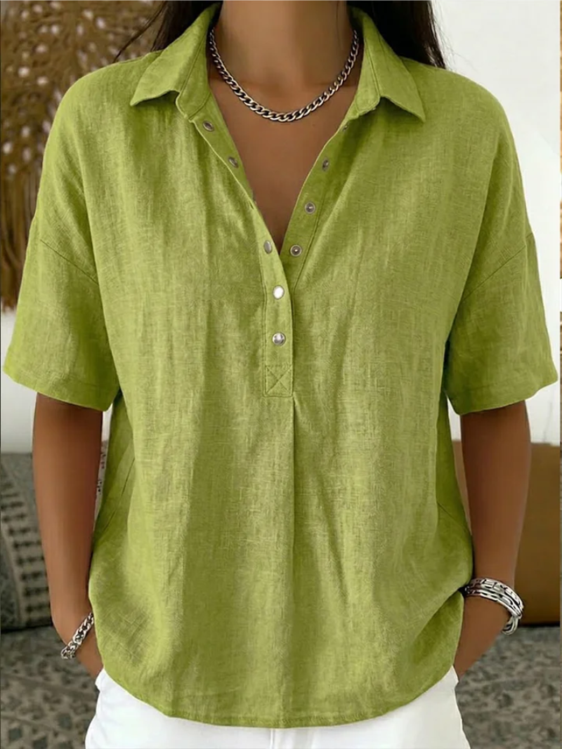 Hélène™ | Bluza s ovratnikom