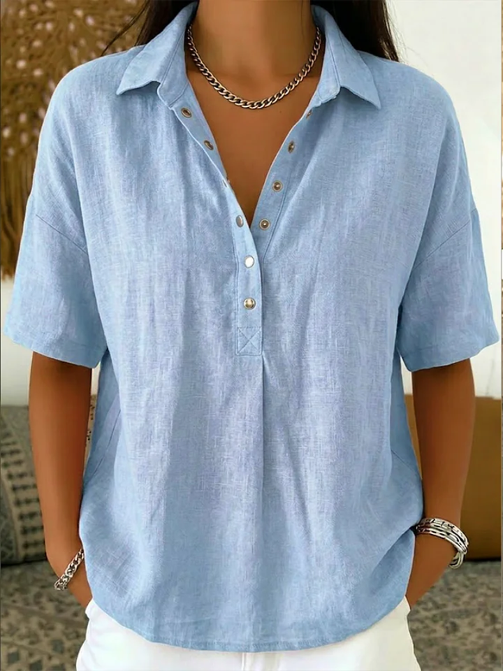 Hélène™ | Bluza s ovratnikom