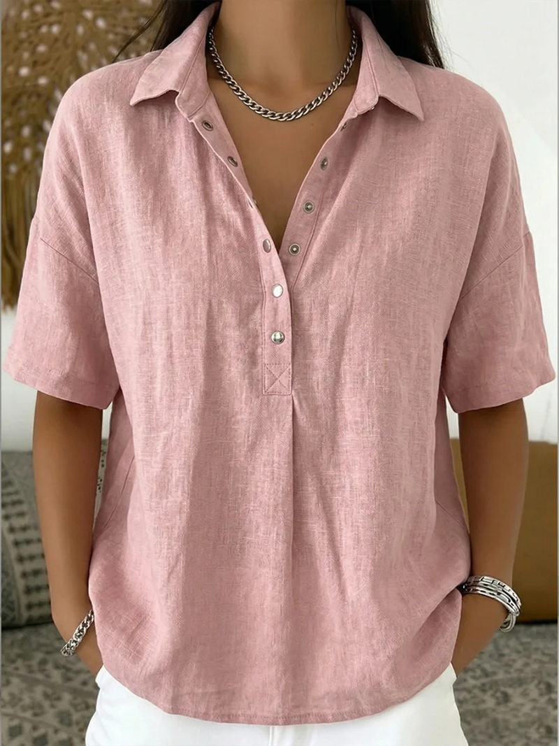 Hélène™ | Bluza s ovratnikom