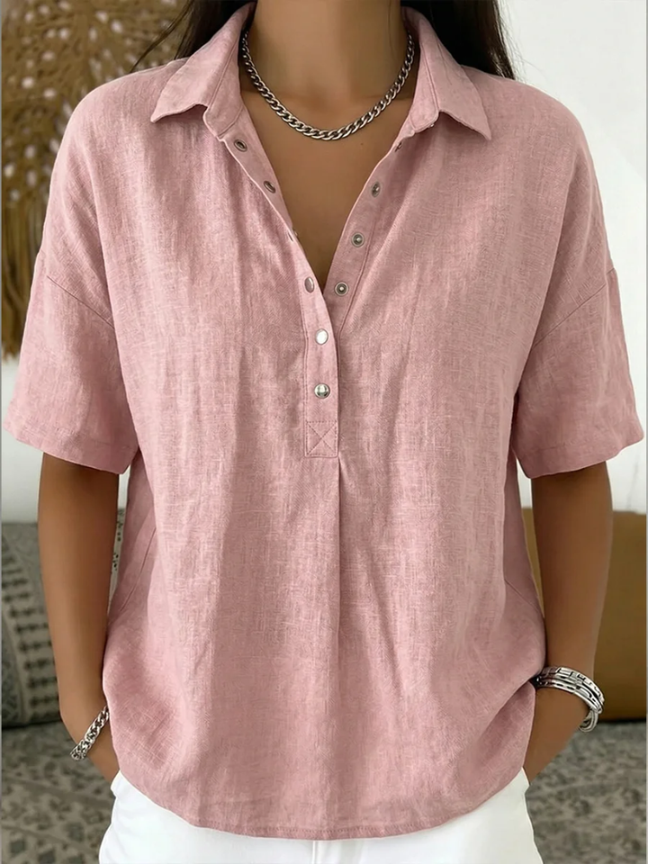 Hélène™ | Bluza s ovratnikom