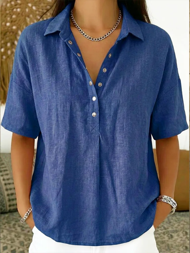 Hélène™ | Bluza s ovratnikom