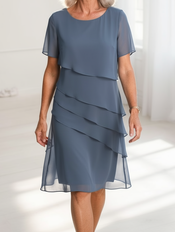 Linda - Elegantna haljina s prugama