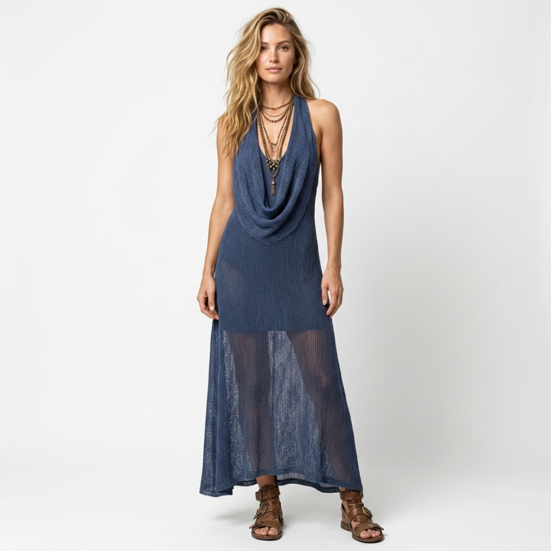 Nerina - Elegantna boemska maxi haljina