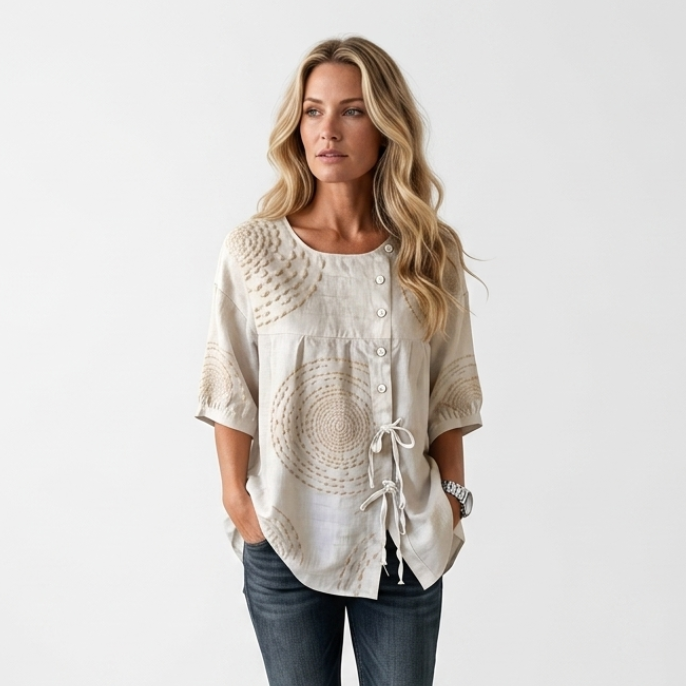 Larisa - Ležerna vintage bluza