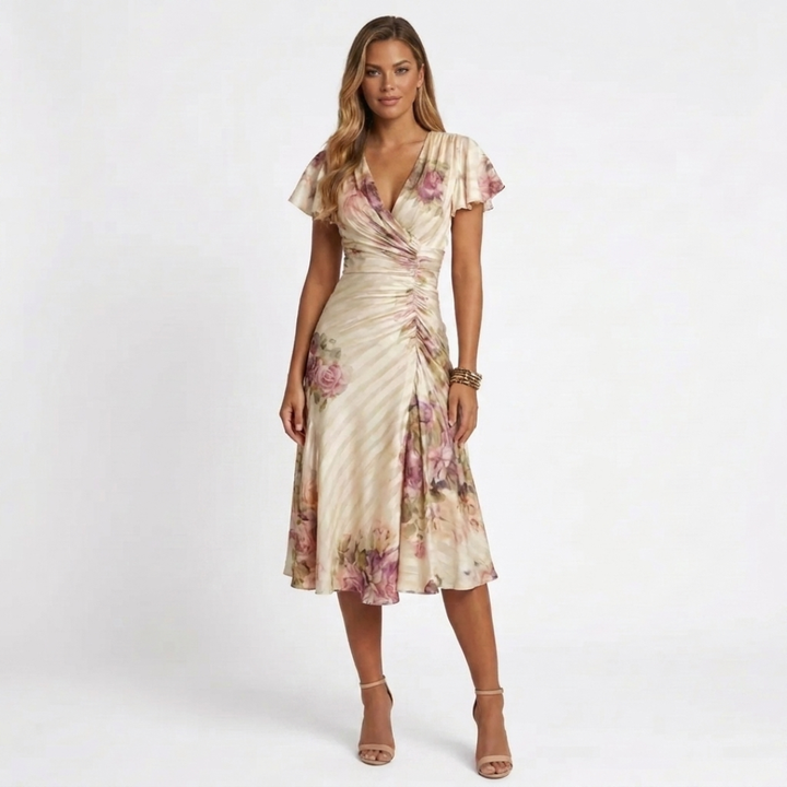 Camile - Elegantna haljina s cvjetovima