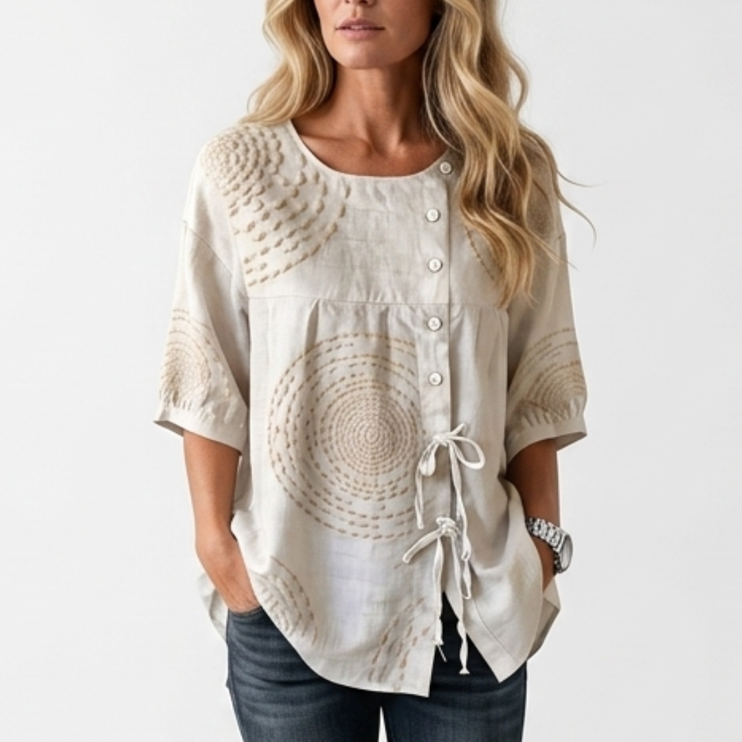 Larisa - Ležerna vintage bluza