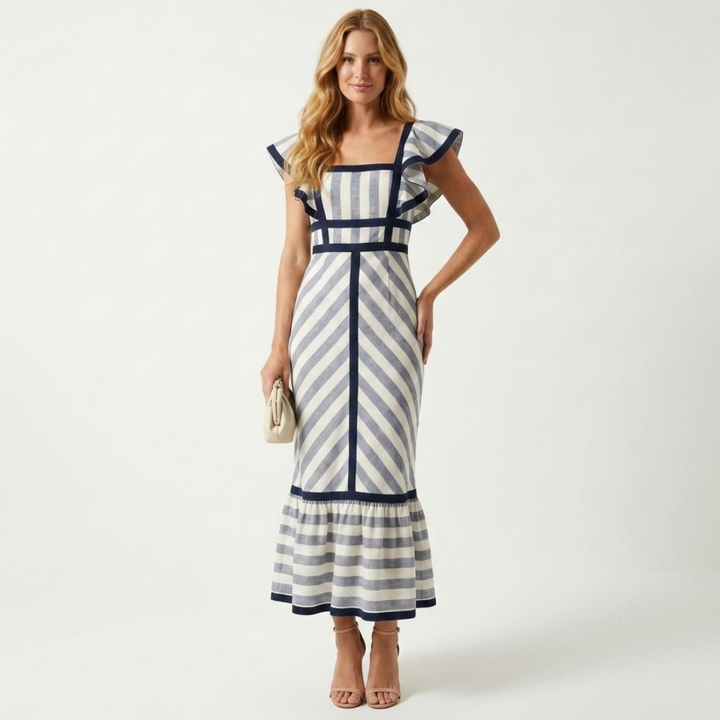 Sandy - Retro maxi haljina
