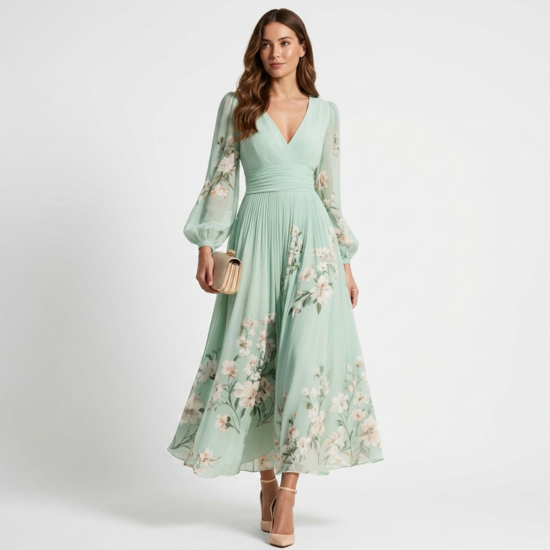 Mel - Elegantna i prozračna midi haljina