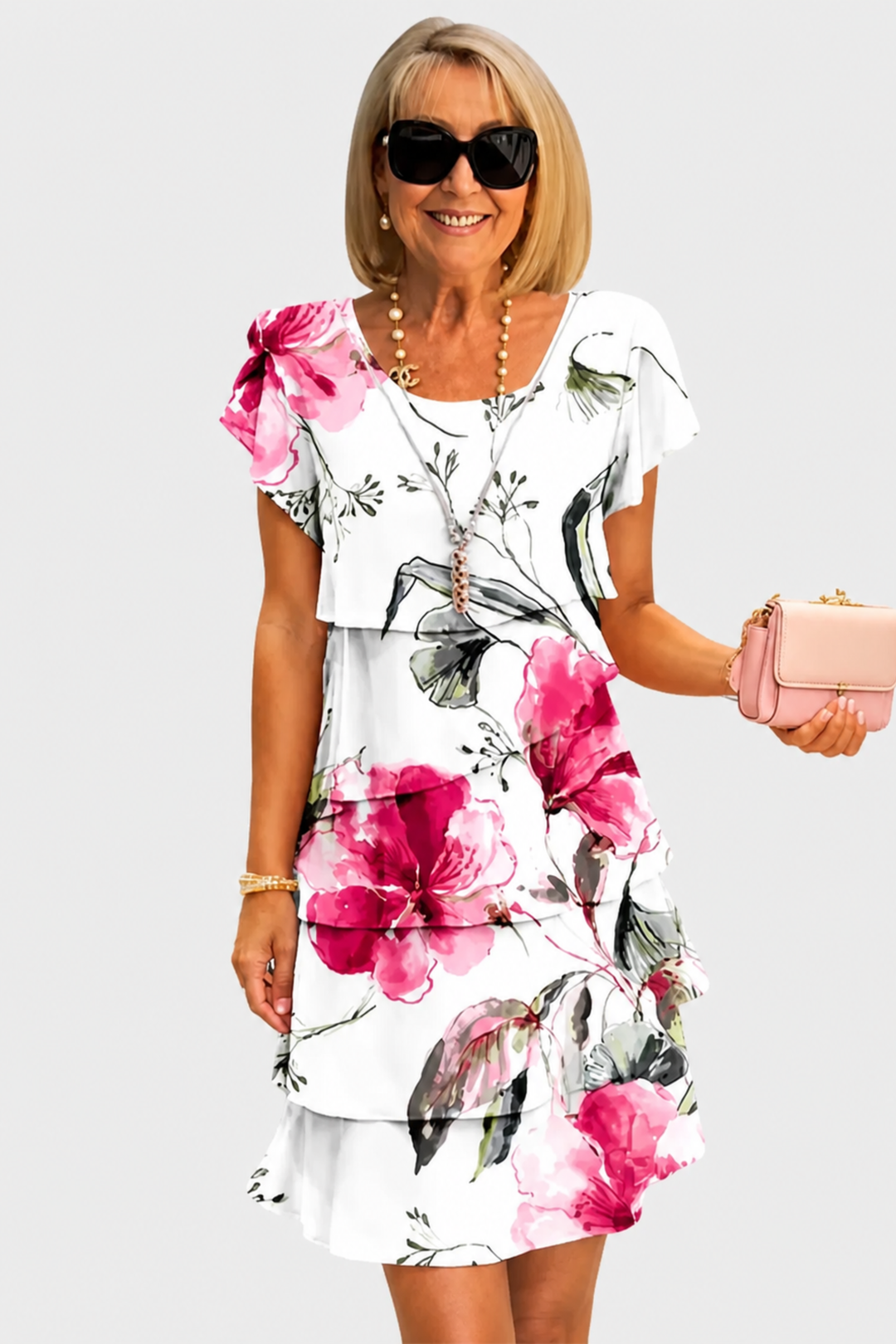 Cynthia | Elegantna haljina s volanom