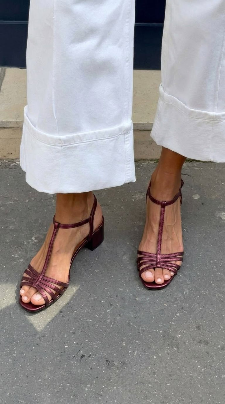 Allegra | Zlatne sandale Svakodnevna Elegancija