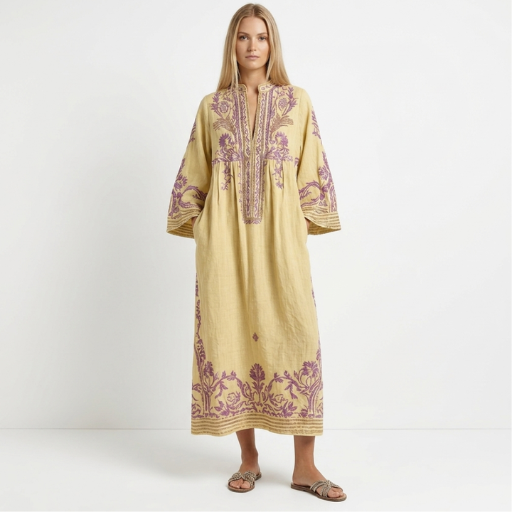 Bogdana - Boho haljina s vezom