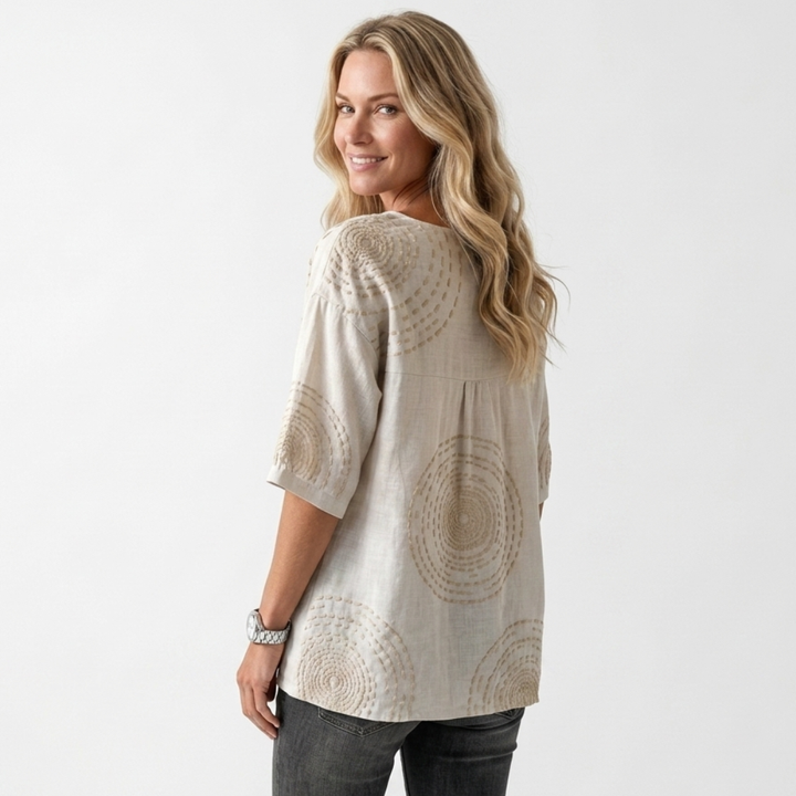 Larisa - Ležerna vintage bluza