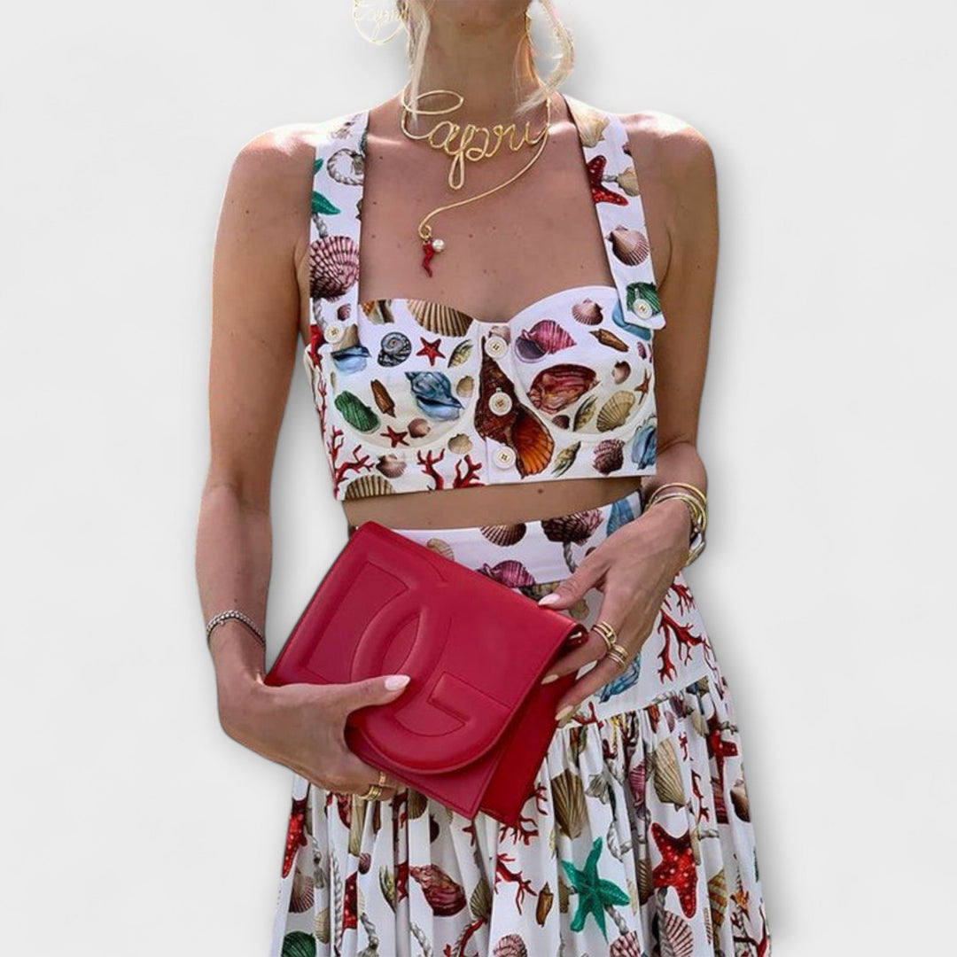 Heather – Elegantan set od dva dijela sa suknjom