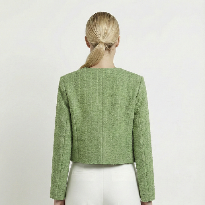 Daria - Zelena tweed jakna