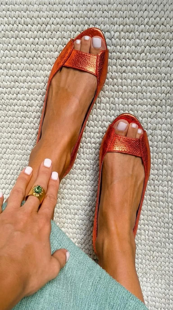 Adelina | Zlatne sandale Comfort Chic