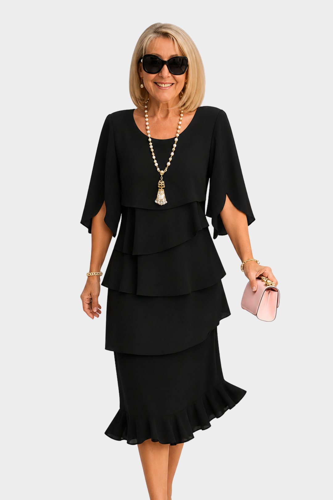 Patricia | Elegantna haljina s volanom