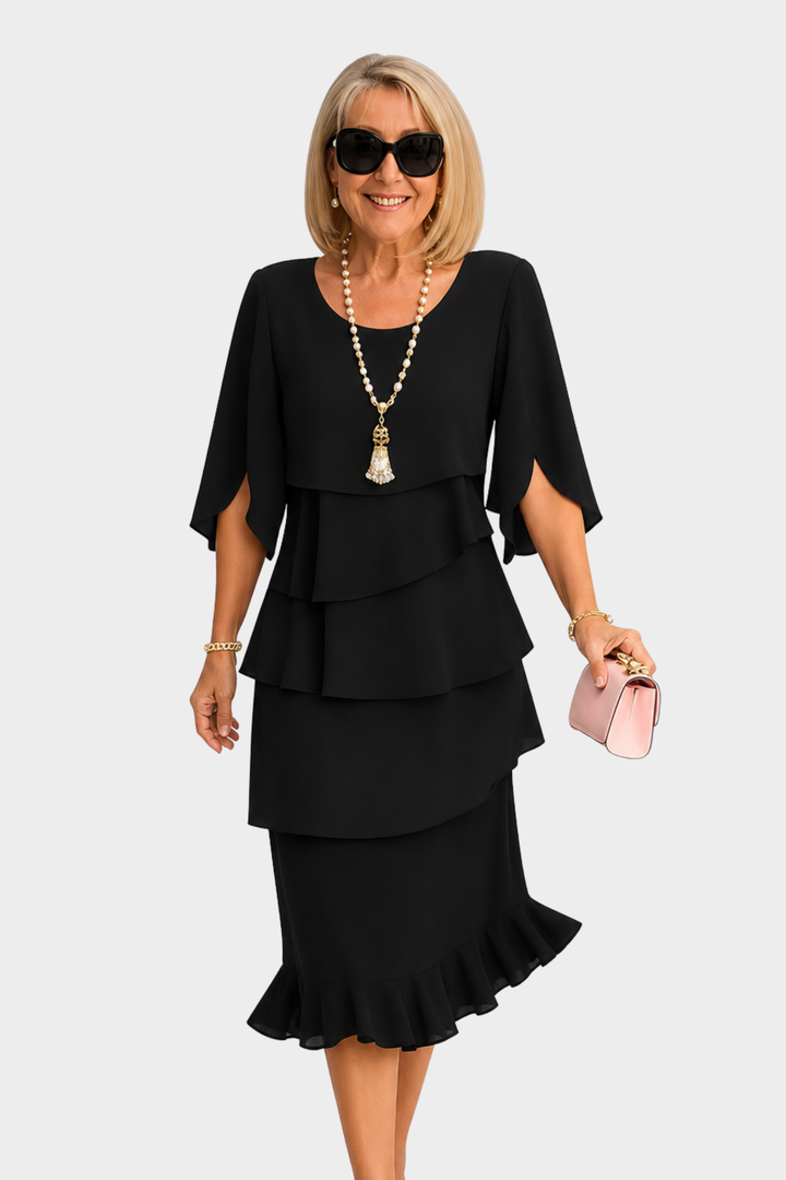 Patricia | Elegantna haljina s volanom