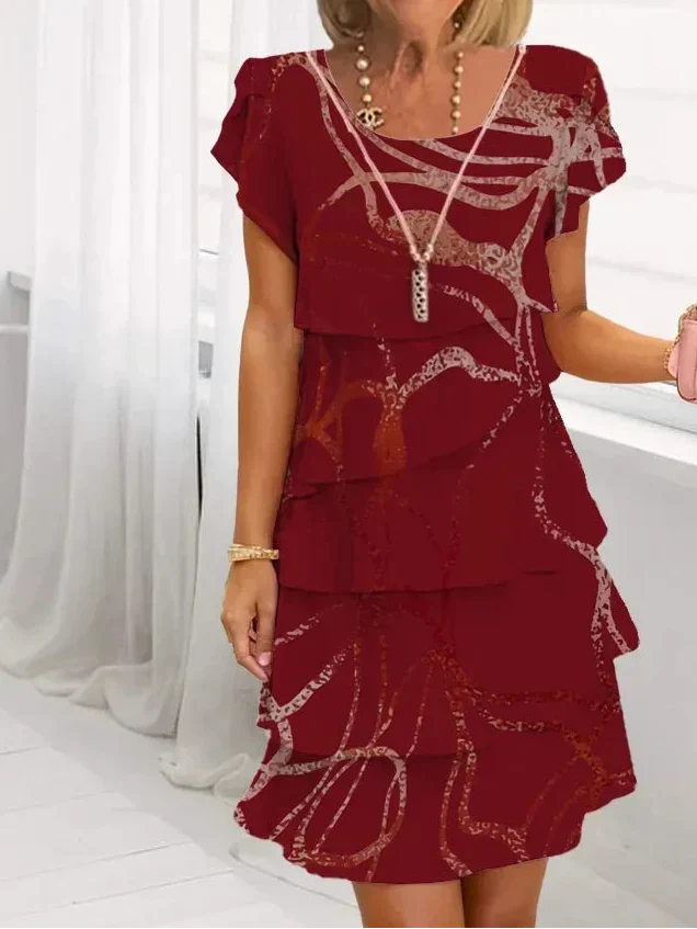 Monica - Elegantna haljina s volanima