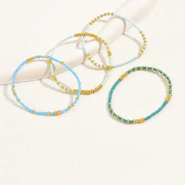 Set Narukvica s Biserima u Chic Bohemian Stilu
