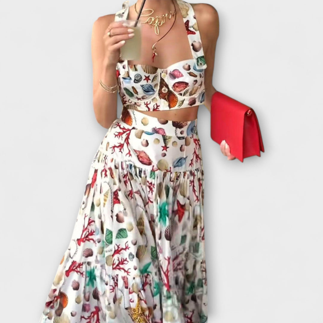 Heather – Elegantan set od dva dijela sa suknjom