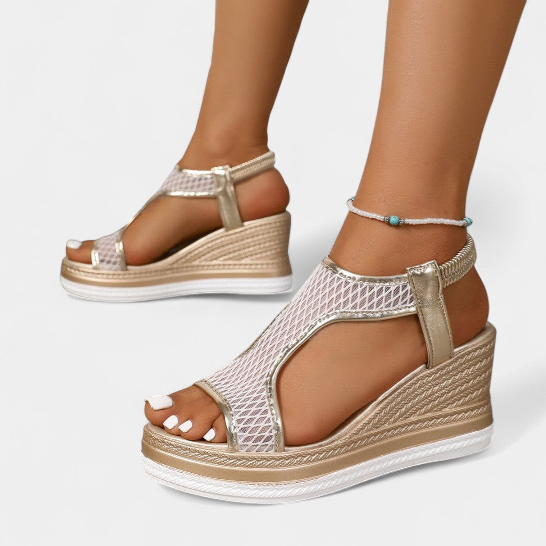 Electra – elegantne ortopedske sandale s platformom za žene
