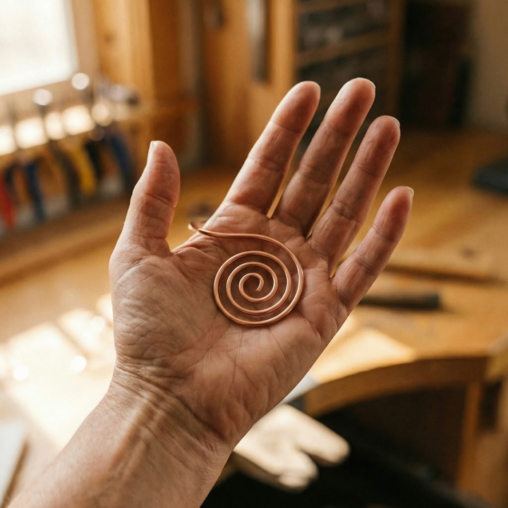 Alorin's Flow Copper Hand Spiral