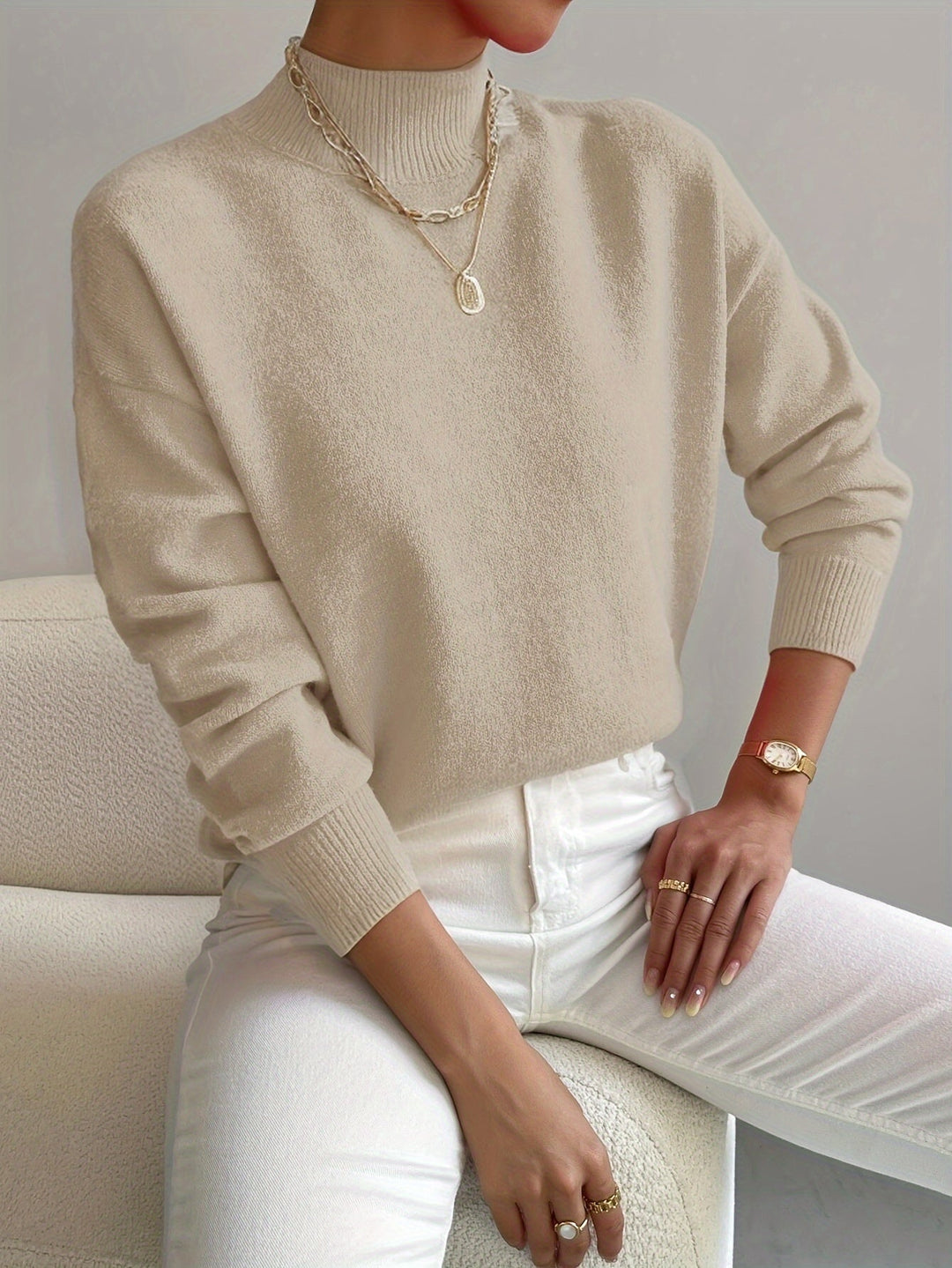 Marilena | Elegantni pulover s rolkom