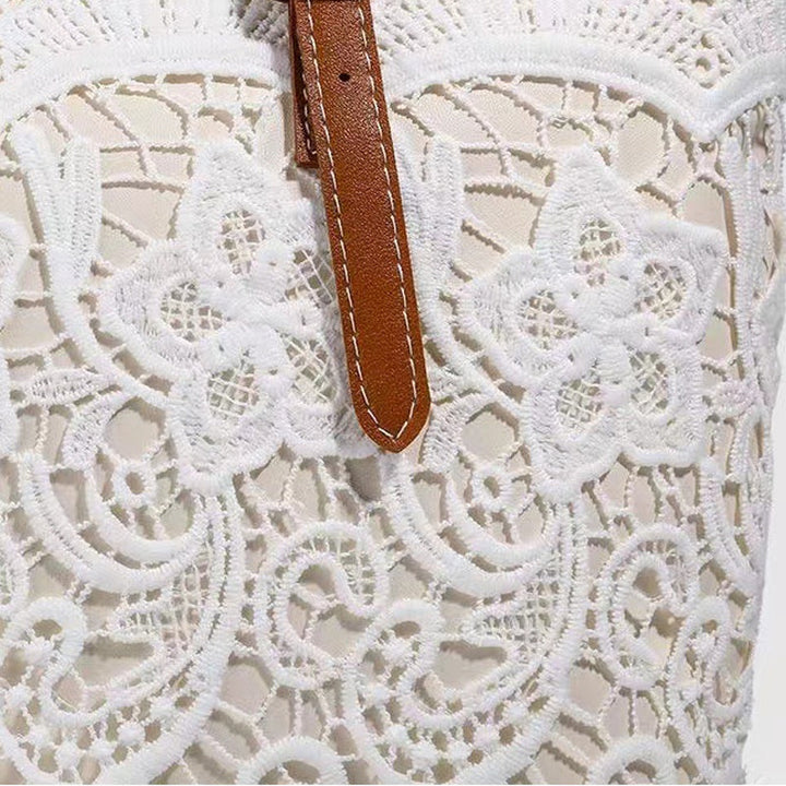Irina - Vintage torba na rame od čipke