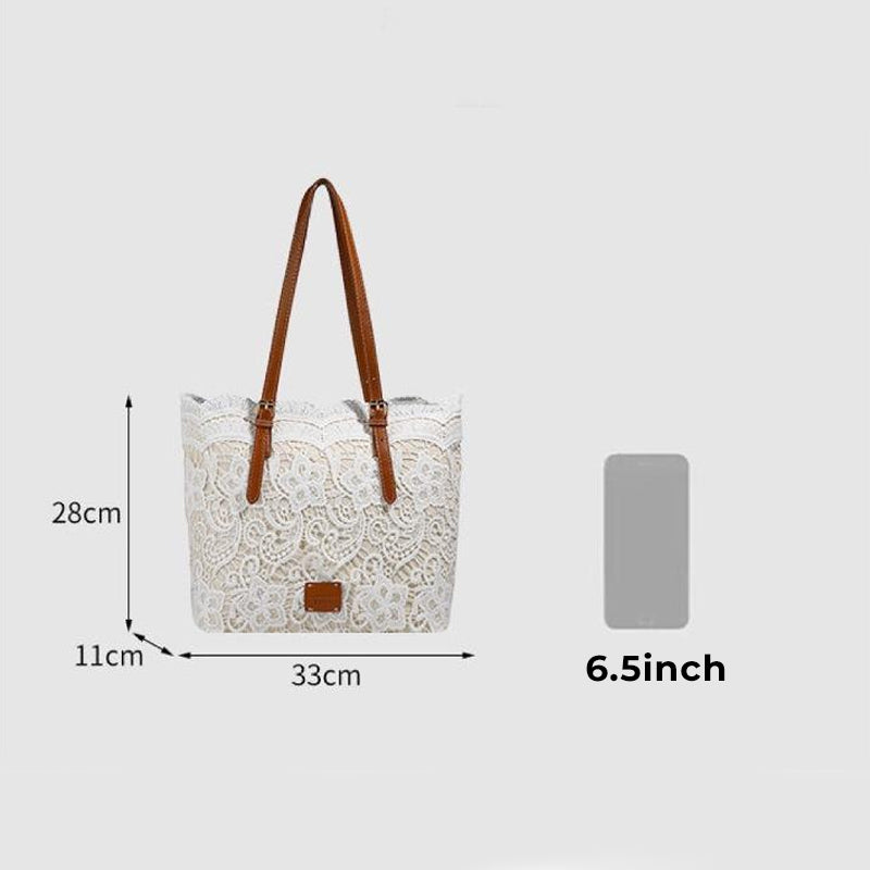 Irina - Vintage torba na rame od čipke