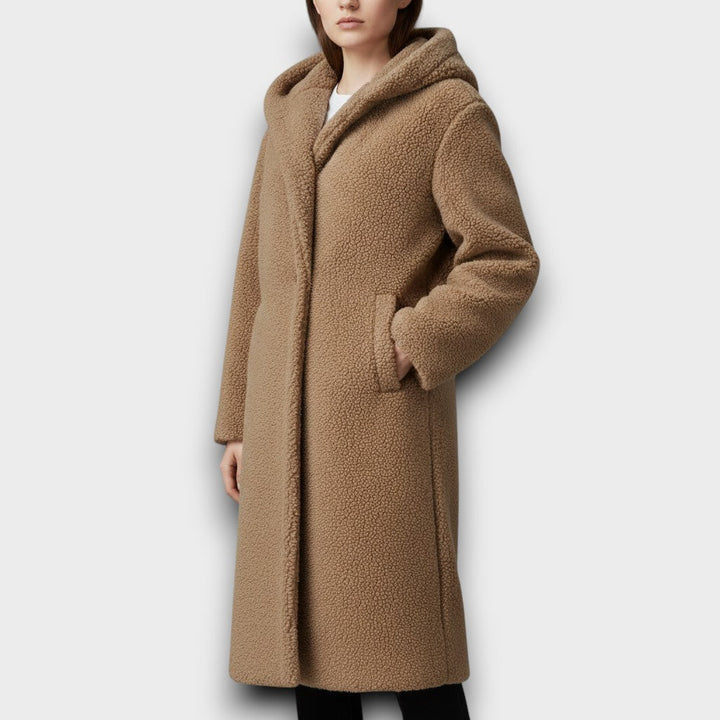 Maria - Dugi Teddy kaput s kapuljačom