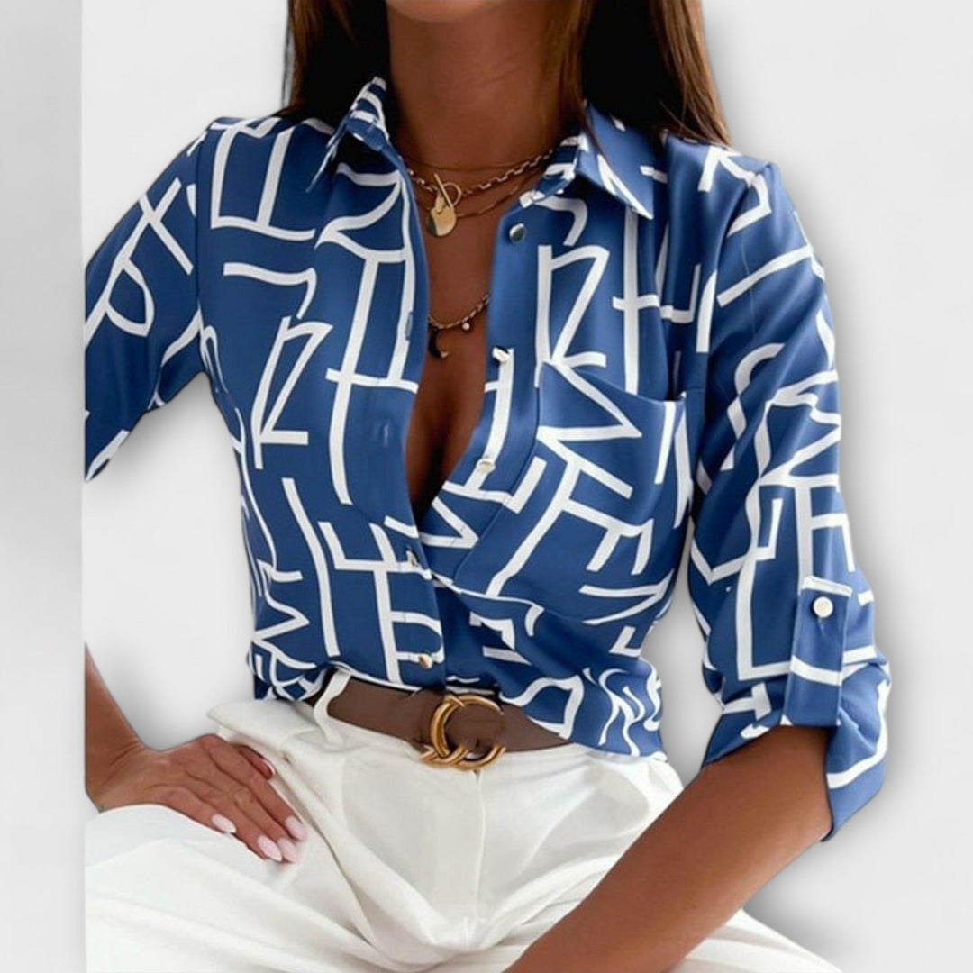 Bluza s klasičnim ovratnikom
